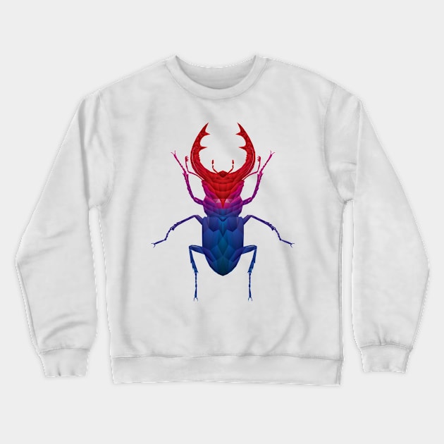 STAGBEETLE Crewneck Sweatshirt by HafizalFikree